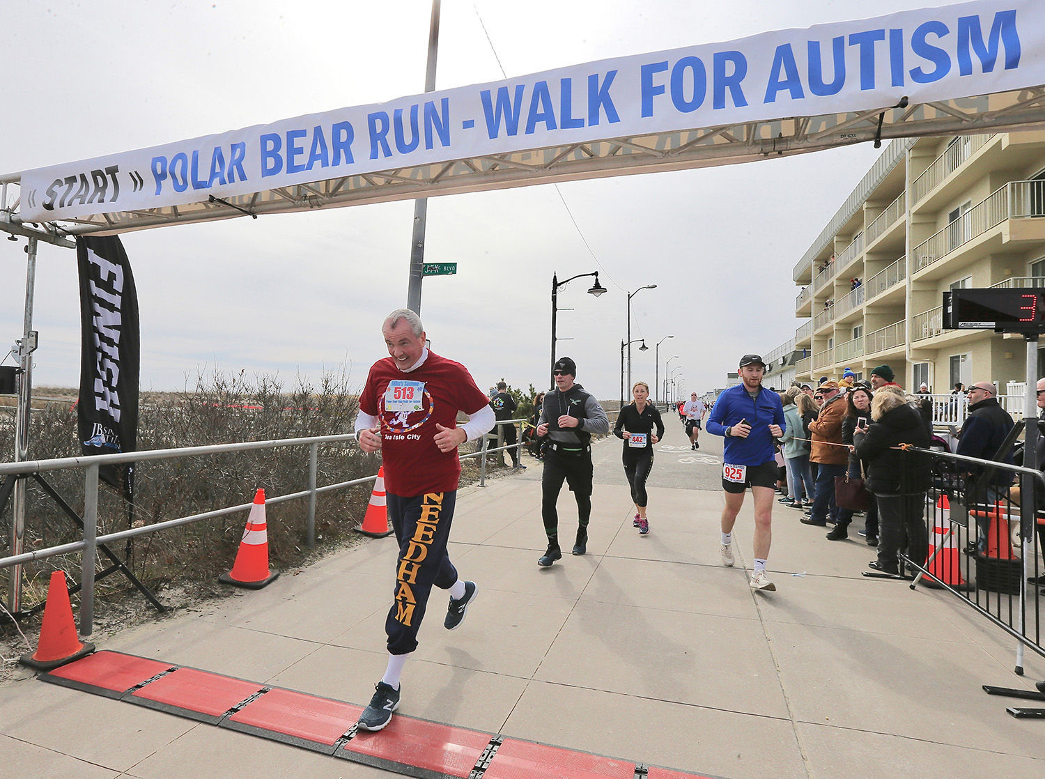 NJ Gov Murphy Autism Run